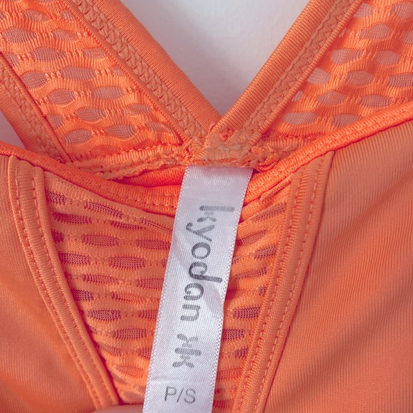 🧡KYODAN 🧡athletic tank top in Neon Orange. Built in bra . Size small. - Picture 6 of 9